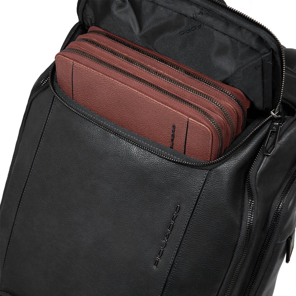 Piquadro - Cronus Nero 15.6" Laptop Backpack - CA6689S134 - NERO