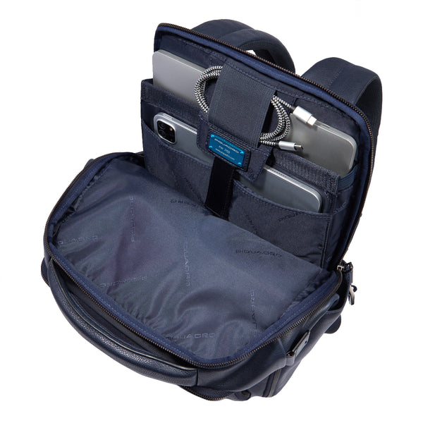 Piquadro - Cronus Blu 14" Laptop Backpack - CA6688S134 - BLU