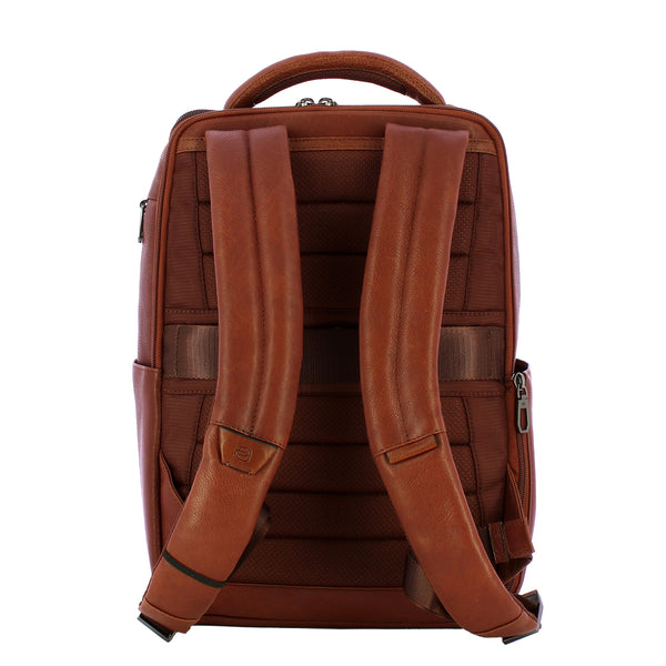Piquadro - Cronus Marrone 14" Laptop Backpack - CA6688S134 - MARRONE