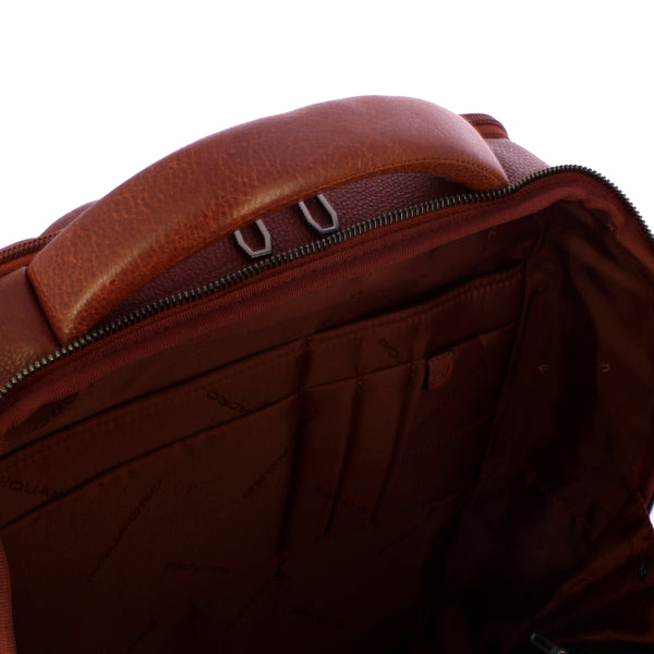 Piquadro - Cronus Marrone 14" Laptop Backpack - CA6688S134 - MARRONE