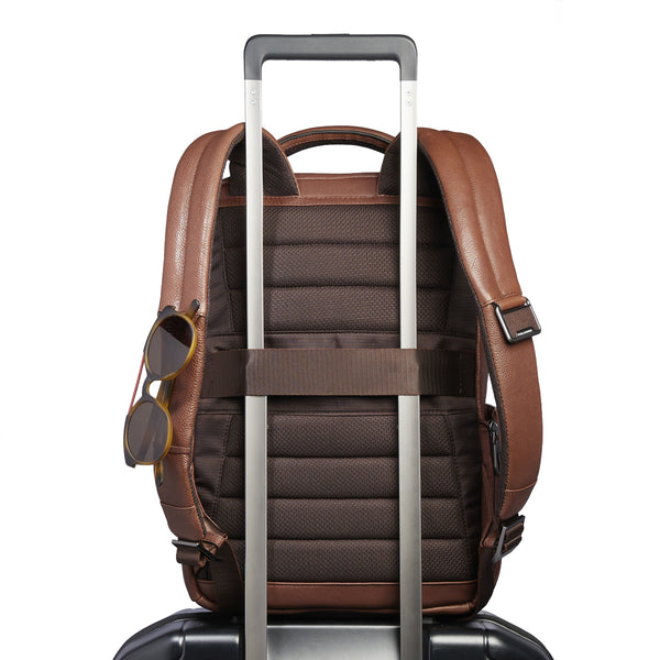 Piquadro - Cronus Marrone 13" Laptop Backpack - CA6687S134 - MARRONE
