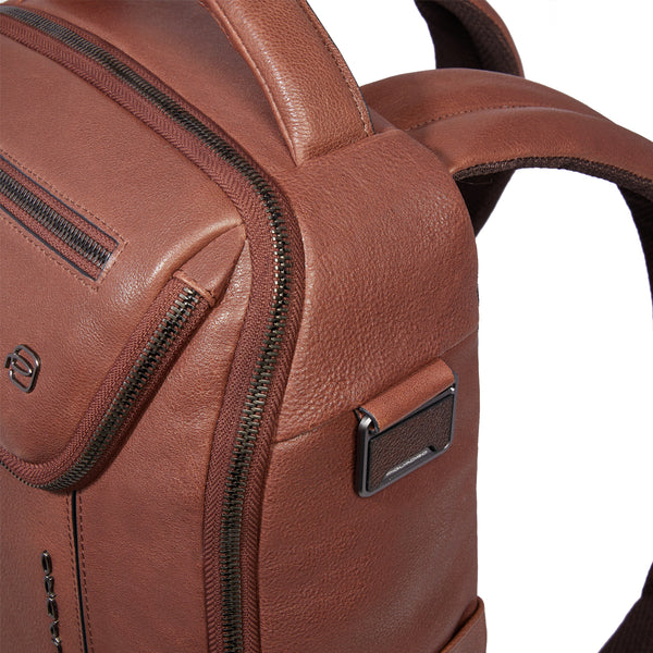 Piquadro - Cronus Marrone 13" Laptop Backpack - CA6687S134 - MARRONE