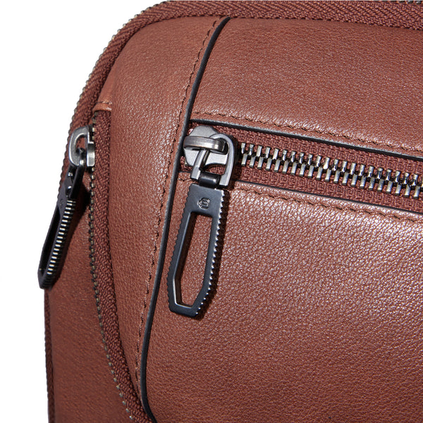 Piquadro - Cronus Marrone 13" Laptop Backpack - CA6687S134 - MARRONE