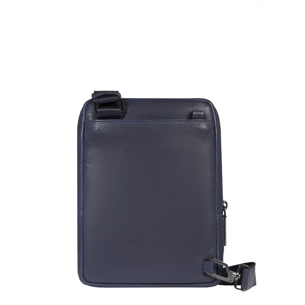 Piquadro - Cronus Blu Crossbody Bag with mini tablet sleeve - CA3084S134 - BLU