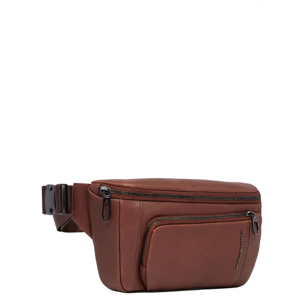 Piquadro - Cronus Marrone Belt Bag - CA2174S134 - MARRONE