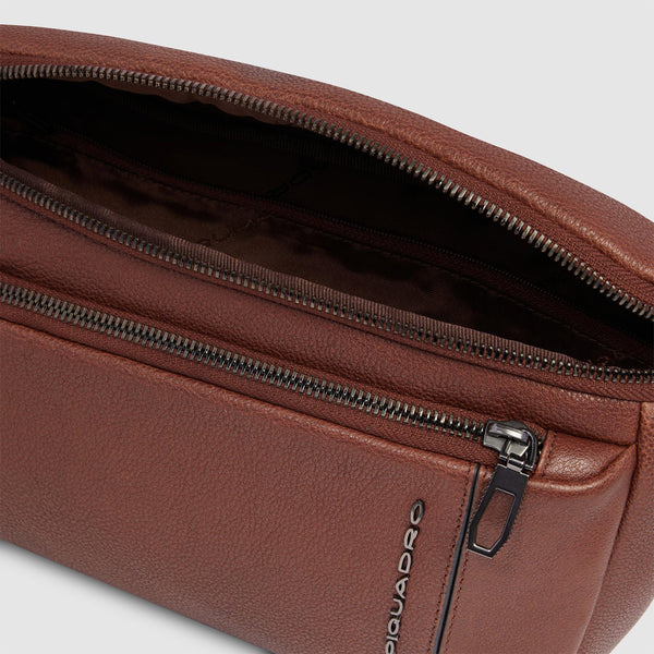 Piquadro - Cronus Marrone Belt Bag - CA2174S134 - MARRONE