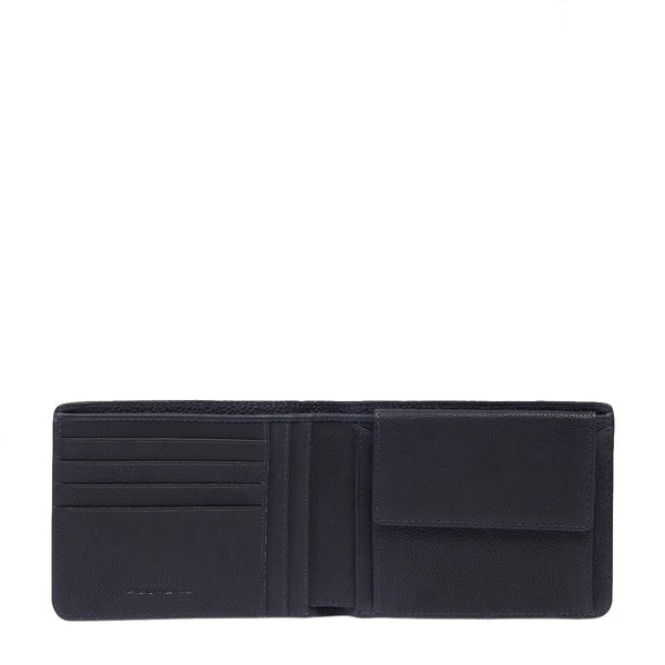 Piquadro - Cronus Blu Wallet with coin pouch - PU257S134R - BLU