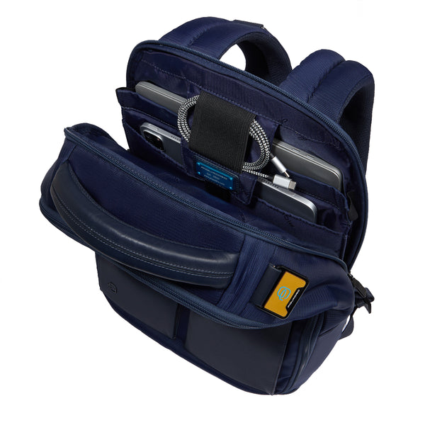 Piquadro - Orion Blu 15.6" Laptop Backpack - CA6622S136 - BLU