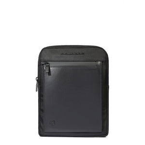 Piquadro - Orion Nero Crossbody Bag with 11" tablet sleeve - CA1816S136 - NERO