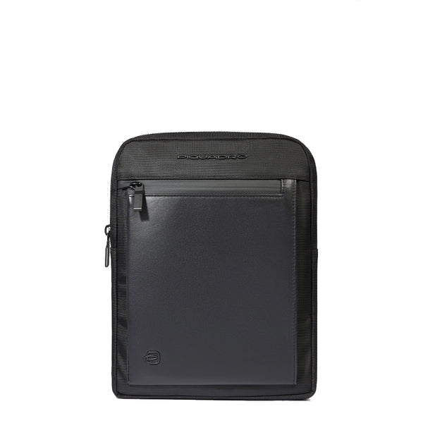 Piquadro - Orion Nero Crossbody Bag with 11" tablet sleeve - CA1816S136 - NERO