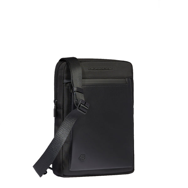Piquadro - Orion Nero Crossbody Bag with 11" tablet sleeve - CA1816S136 - NERO