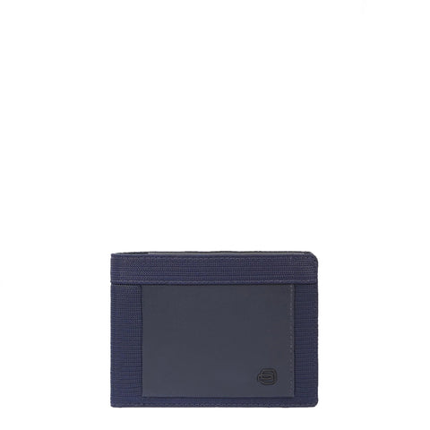 Piquadro - Orion Blu Wallet with coin pouch - PU257S136R - BLU