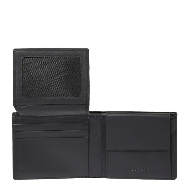Piquadro - Orion Nero Wallet with flap insert - PU4518S136R - NERO