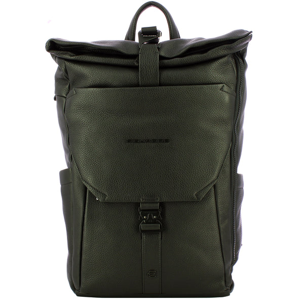 Piquadro - Than Roll-Top Nero 15.6" Laptop Backpack - CA6612S135 - NERO