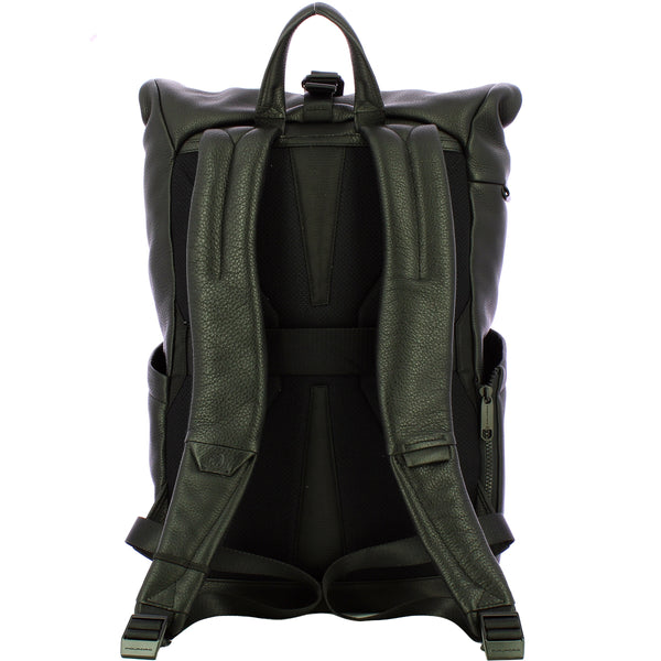 Piquadro - Than Roll-Top Nero 15.6" Laptop Backpack - CA6612S135 - NERO