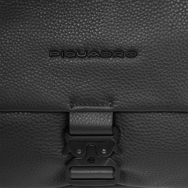 Piquadro - Than Nero Horizontal Crossbody Bag - CA6615S135 - NERO