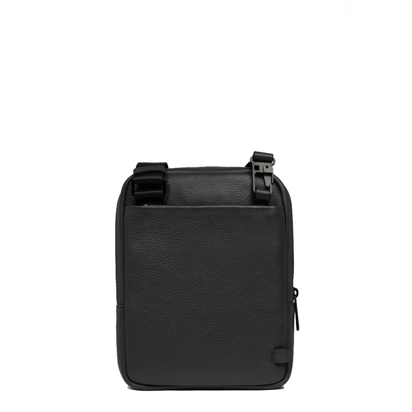 Piquadro - Than Nero Crossbody Bag with mini tablet sleeve - CA3084S135 - NERO