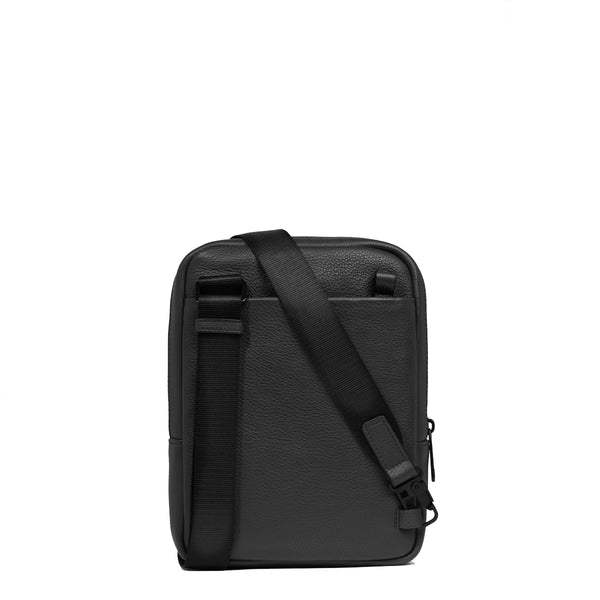 Piquadro - Than Nero Crossbody Bag with mini tablet sleeve - CA3084S135 - NERO