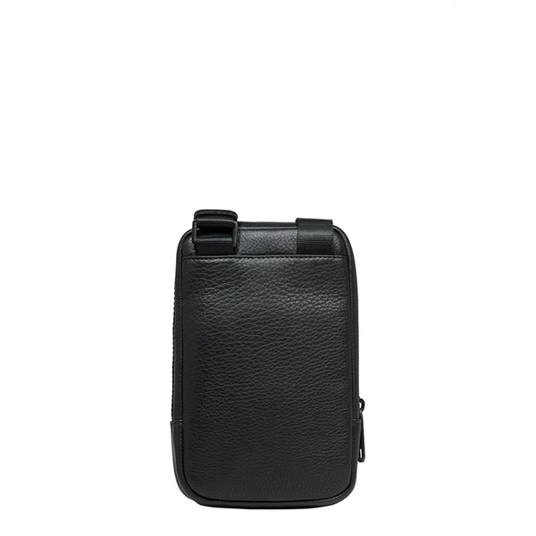 Piquadro - Than Nero Phone Holder - AC6546S135R - NERO