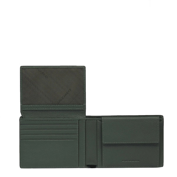 Piquadro - Than Verde Wallet with document holder - PU1392S135R - VERDE