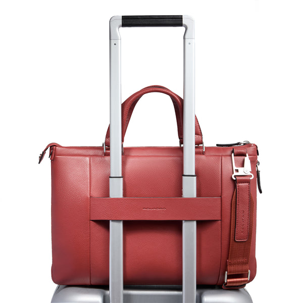 Piquadro - Than Arancione 14" Laptop Briefcase - CA6698S135 - ARANCIONE