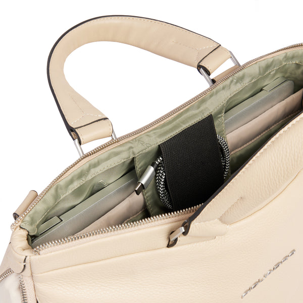 Piquadro - Than Beige 14" Laptop Briefcase - CA6698S135 - BEIGE