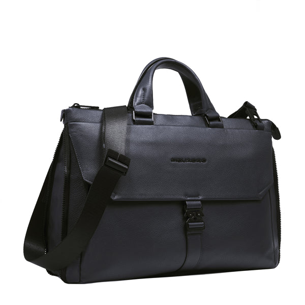 Piquadro - Than Nero 15.6" Laptop Briefcase - CA4021S135 - NERO