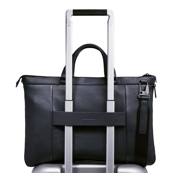 Piquadro - Than Nero 15.6" Laptop Briefcase - CA4021S135 - NERO
