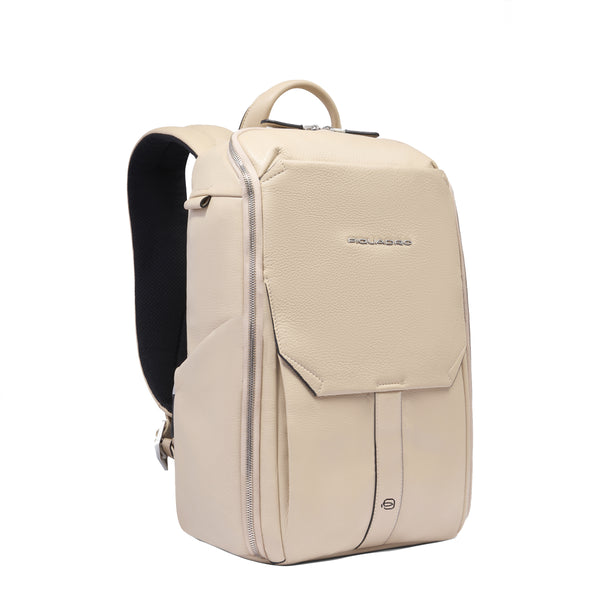 Piquadro - Than Beige 13.3" Laptop Backpack - CA6609S135 - BEIGE