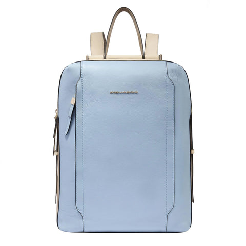 Piquadro - Circle Azzurro Beige2 14" Laptop Backpack - CA4576W92 - AZZURRO/BEIGE2