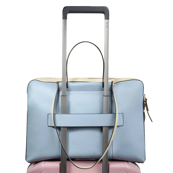 Piquadro - Circle Azzurro Beige2 15.6" Laptop Briefcase - CA6211W92 - AZZURRO/BEIGE2