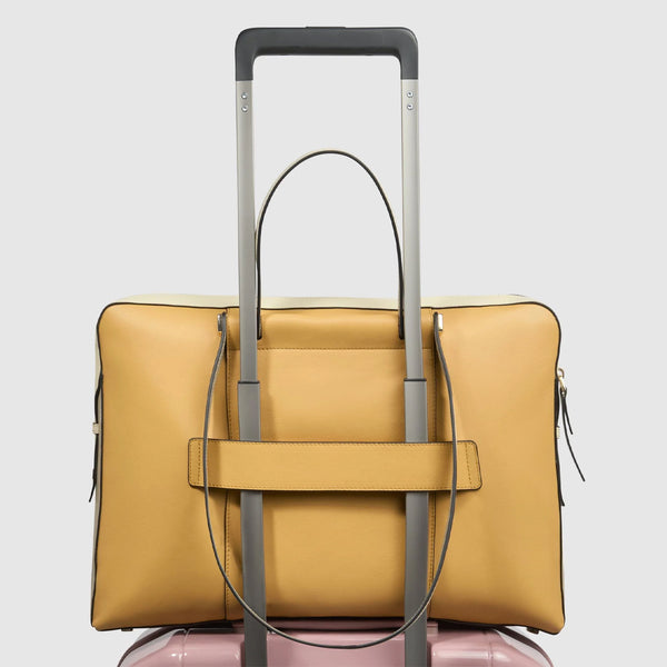 Piquadro - Circle Giallo Beige 15.6" Laptop Briefcase - CA6211W92 - GIALLO/BEIGE