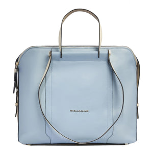 Piquadro - Circle Azzurro Beige2 14'' Laptop Briefcase - BD4574W92 - AZZURRO/BEIGE2