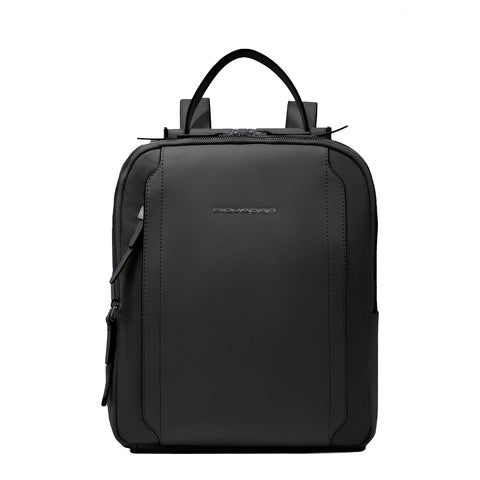 Piquadro - Lyra Nero Small Backpack with 12.9" tablet sleeve - CA5566W92T - NERO