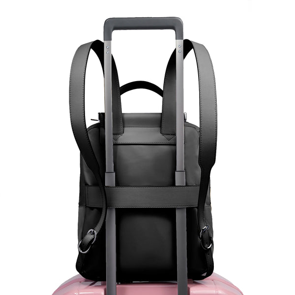 Piquadro - Lyra Nero Small Backpack with 12.9" tablet sleeve - CA5566W92T - NERO