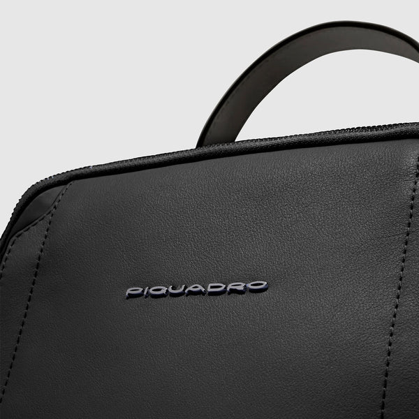 Piquadro - Lyra Nero Small Backpack with 12.9" tablet sleeve - CA5566W92T - NERO
