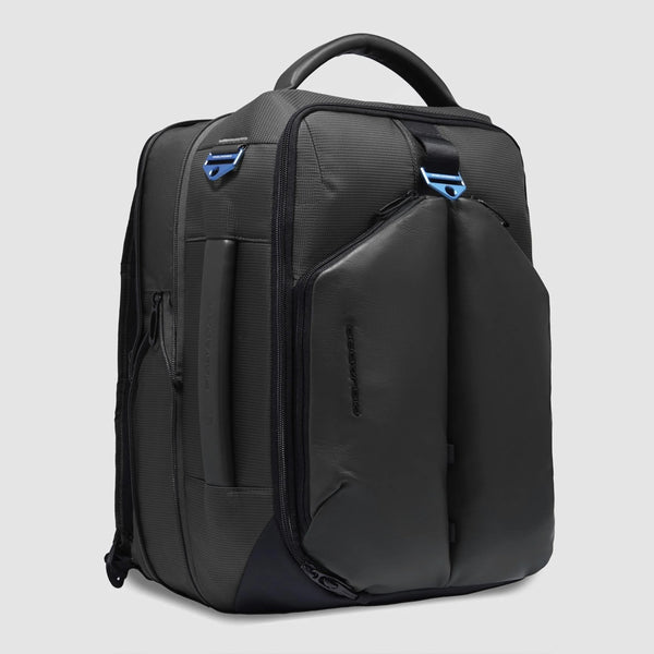 Piquadro - PQ-Eath Exp. Nero 17" Laptop Backpack - CA6631S137 - NERO