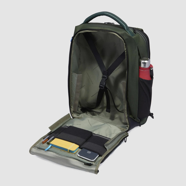 Piquadro - PQ-Eath Exp. Verde 17" Laptop Backpack - CA6631S137 - VERDE