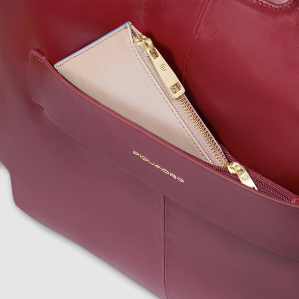 Piquadro - Shopping Bag Blue Square Porta PC 15.6" Rosso - BD6680B2 - ROSSO