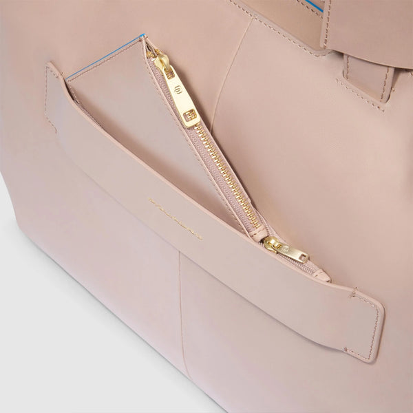 Piquadro - Shopping Bag Blue Square Porta PC 15.6" Rosa2 - BD6680B2 - ROSA2