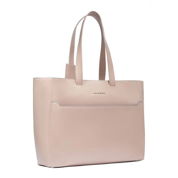 Piquadro - Shopping Bag Blue Square Porta PC 15.6" Rosa2 - BD6680B2 - ROSA2