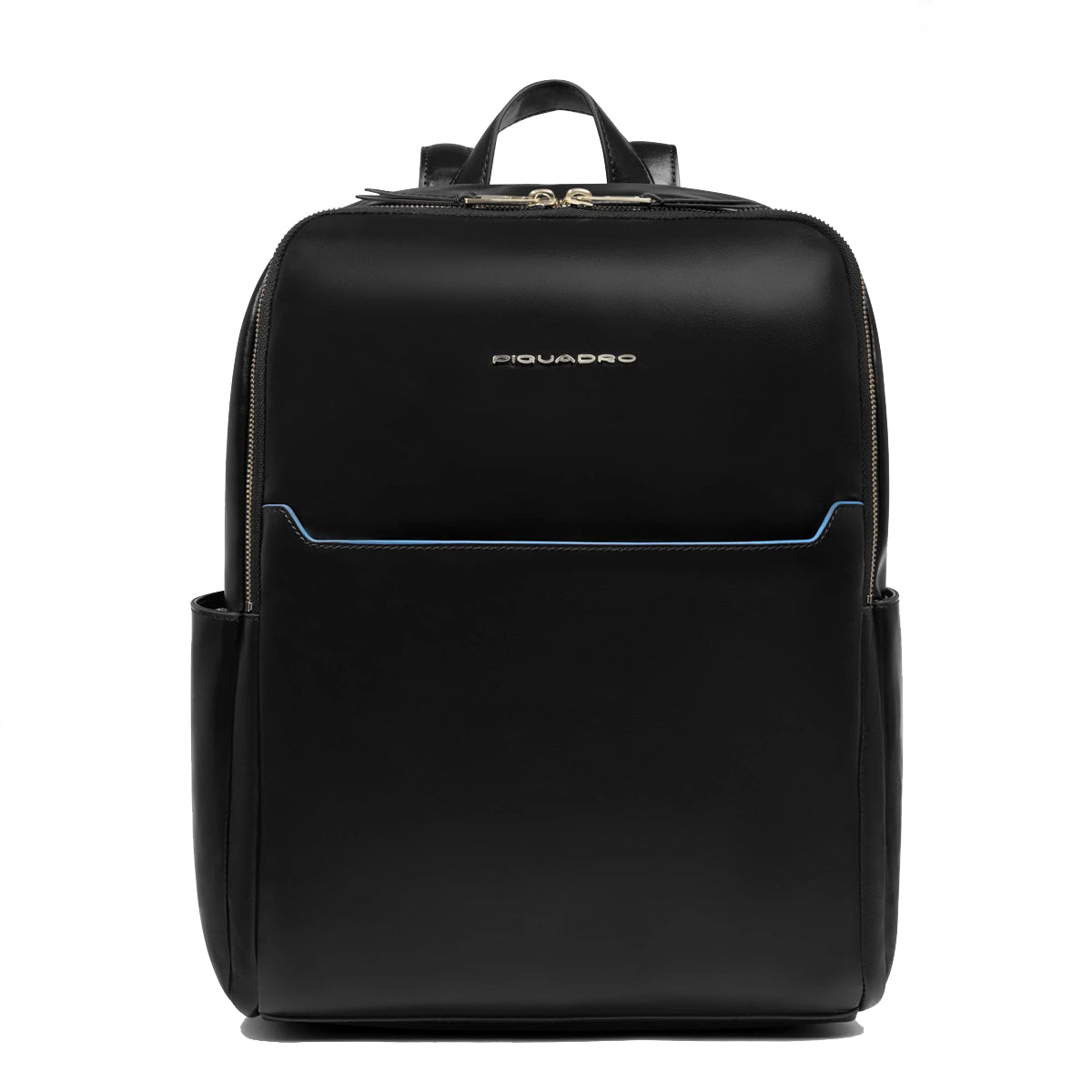 Piquadro - Small Laptop Backpack Blue Square 14" Nero - CA6678B2 - NERO