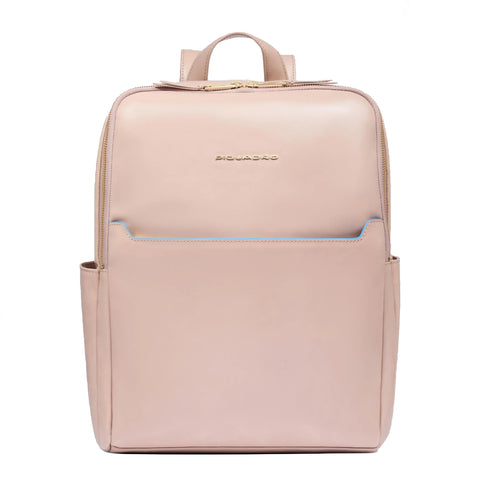 Piquadro - Small Laptop Backpack Blue Square 14" Rosa2 - CA6678B2 - ROSA2