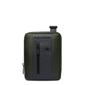 Piquadro - Organised crossbody bag Brief 2 in recycled fabric - CA3084BR2 - VERDE2