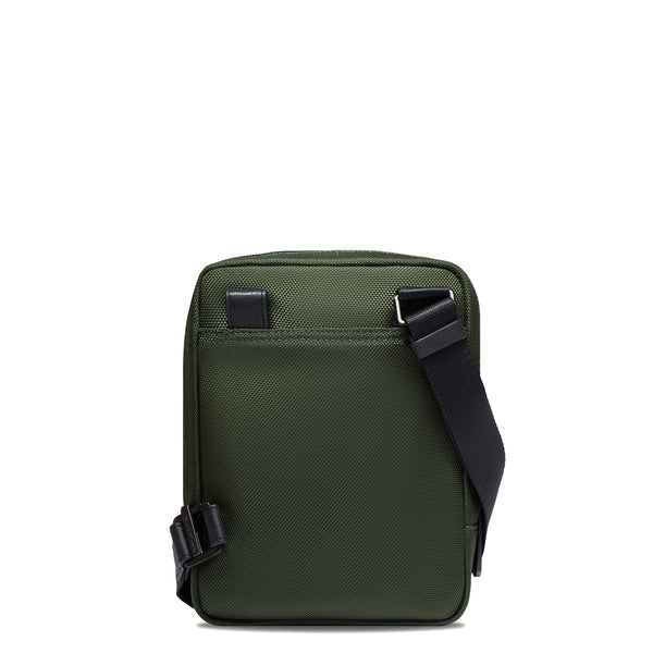 Piquadro - Organised crossbody bag Brief 2 in recycled fabric - CA3084BR2 - VERDE2