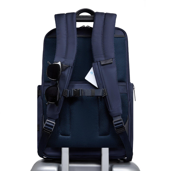 Piquadro - Travel Laptop Backpack Brief 15.6" Blu - CA6648BR2 - BLU