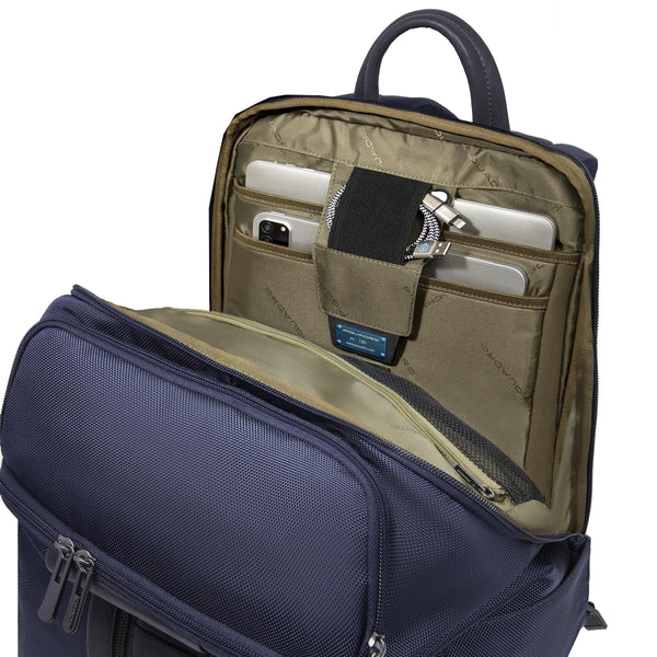 Piquadro - Travel Laptop Backpack Brief 15.6" Blu - CA6648BR2 - BLU