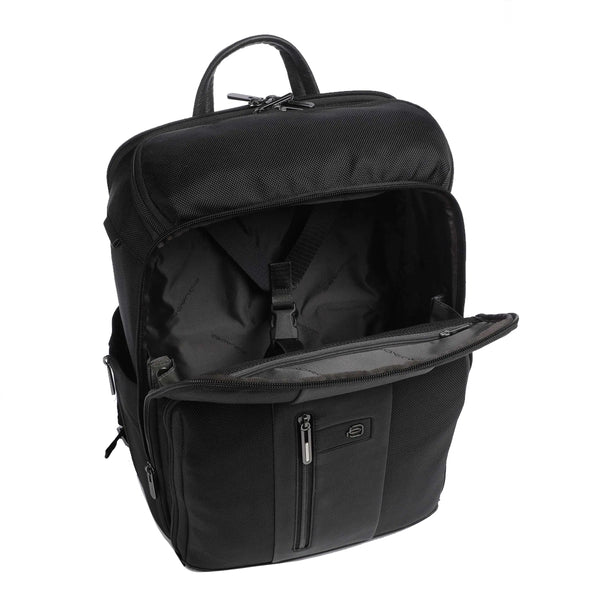 Piquadro - Travel Laptop Backpack Brief 15.6" Nero - CA6648BR2 - NERO