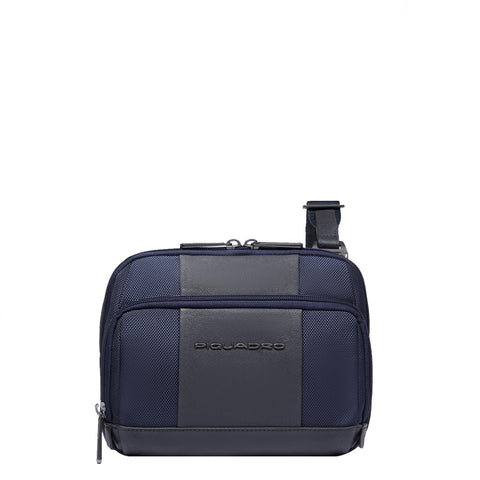 Piquadro - Horizontal Crossbody Bag Brief Blu - CA6646BR2 - BLU