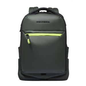 Piquadro - Laptop Backpack 14" Corner 2.0 Verde - CA6638C2OW - VERDE